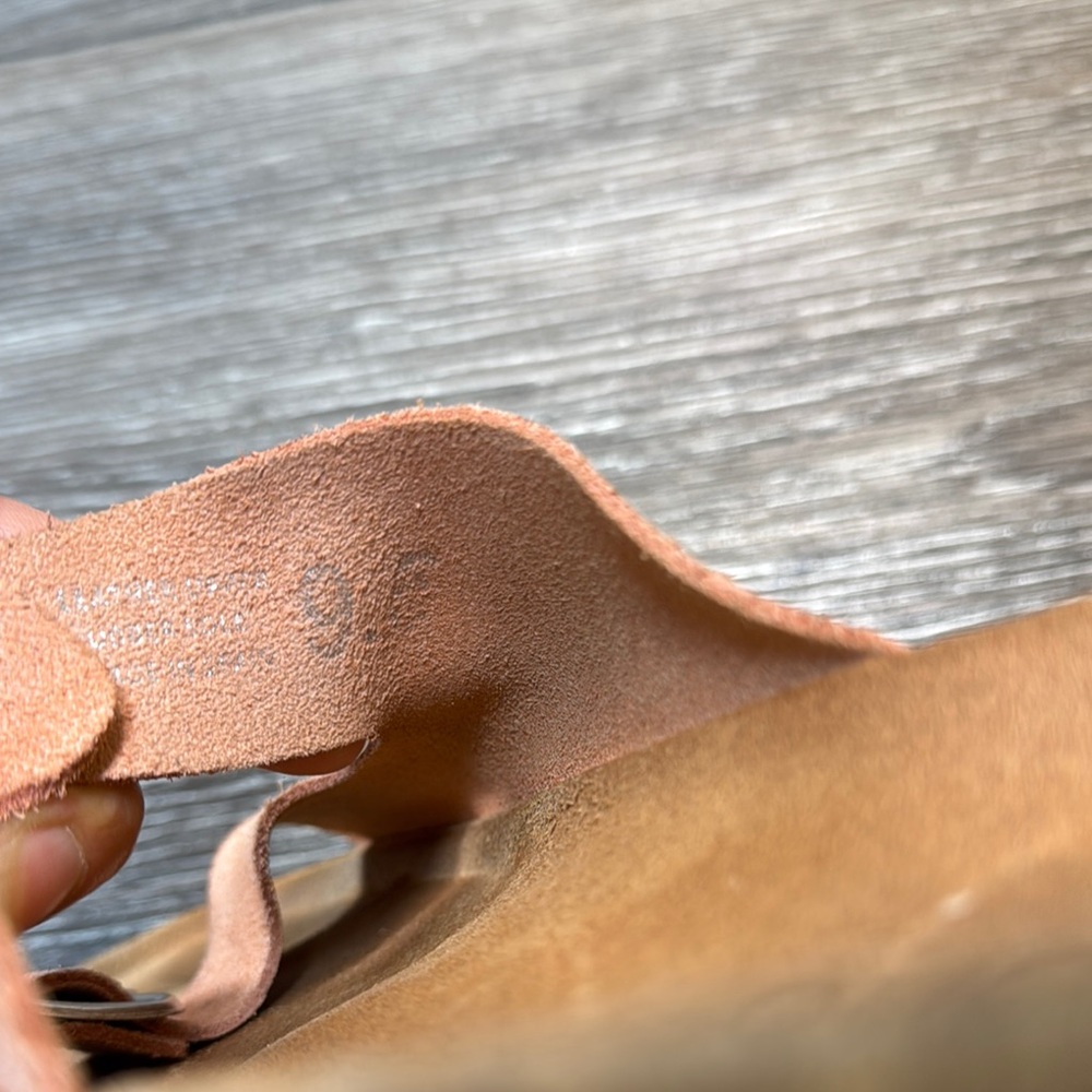 Yokono pink leather sandals woman’s size 9.5 (s33) - Picture 8 of 8